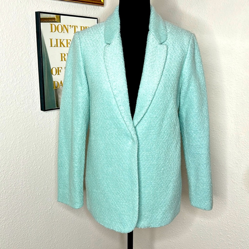 Mint green blazer